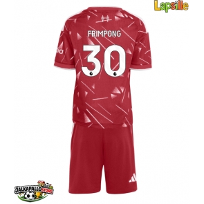 Liverpool Jeremie Frimpong #30 Kotipaita Lapsille 2026-27 Lyhythihainen (+ shortsit)